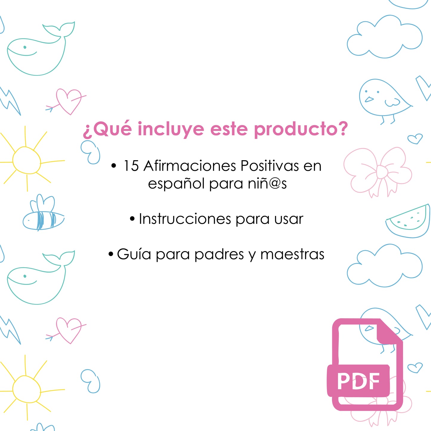 Digital - Afirmaciones Positivas para Niños en Español