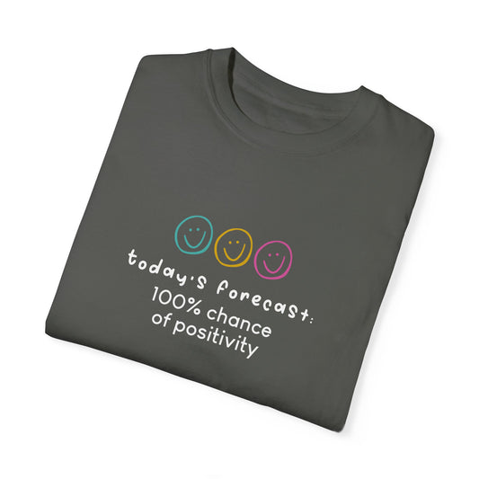 Camiseta 100% Positivity - Pimienta