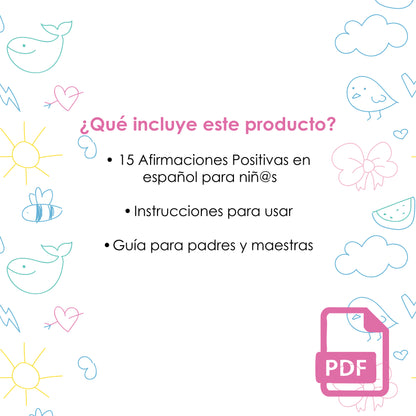 Digital - Afirmaciones Positivas para Niños en Español
