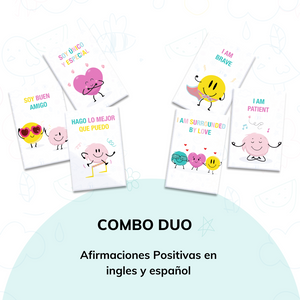 COMBO DUO: English & Spanish - Positive Affirmations for children