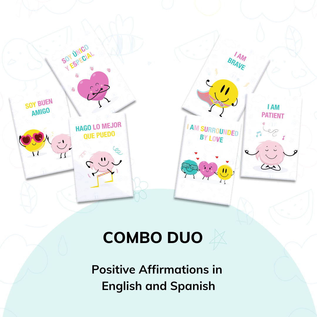 COMBO DUO: English & Spanish - Positive Affirmations for children